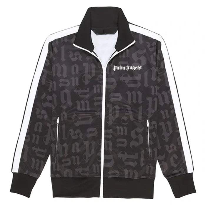PALM ANGELS TRACK JACKET IN BLACK