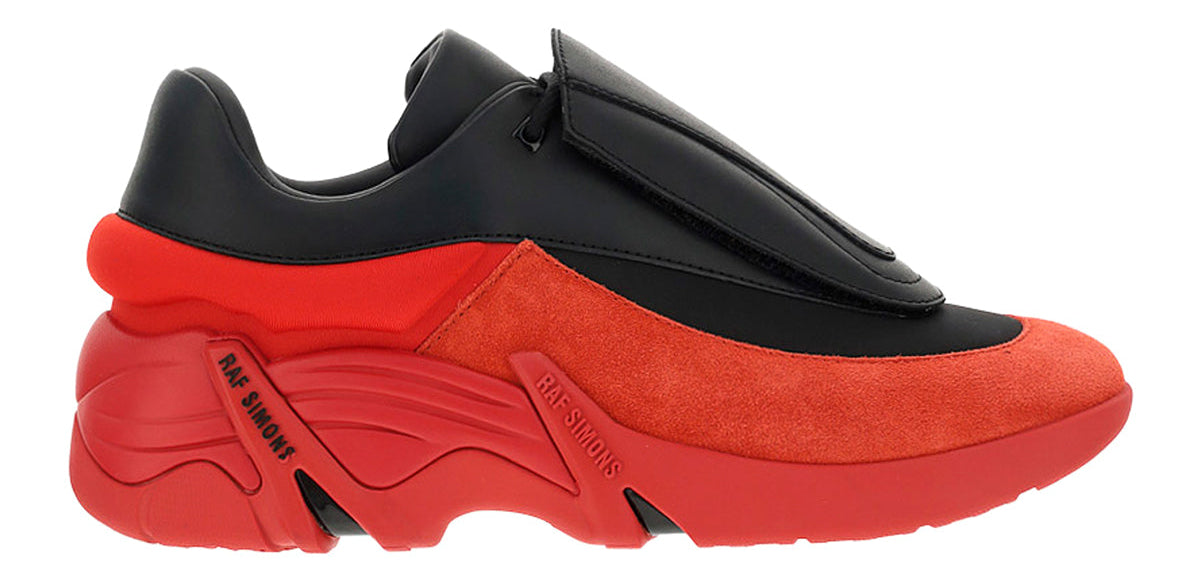 RAF SIMONS ANTEI SNEAKER IN BLACK/RED