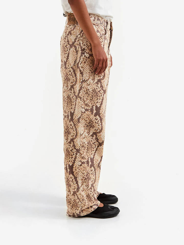 STUSSY WASHED CANVAS BIG OL' JEANS PYTHON