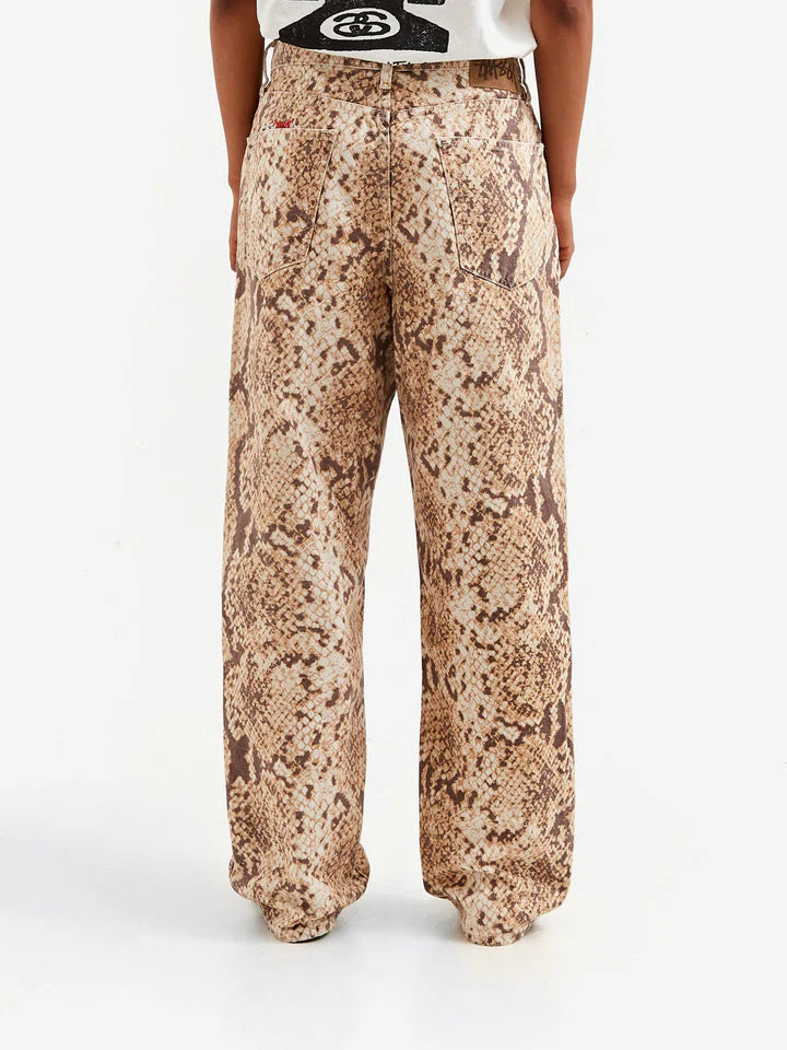 STUSSY WASHED CANVAS BIG OL' JEANS PYTHON