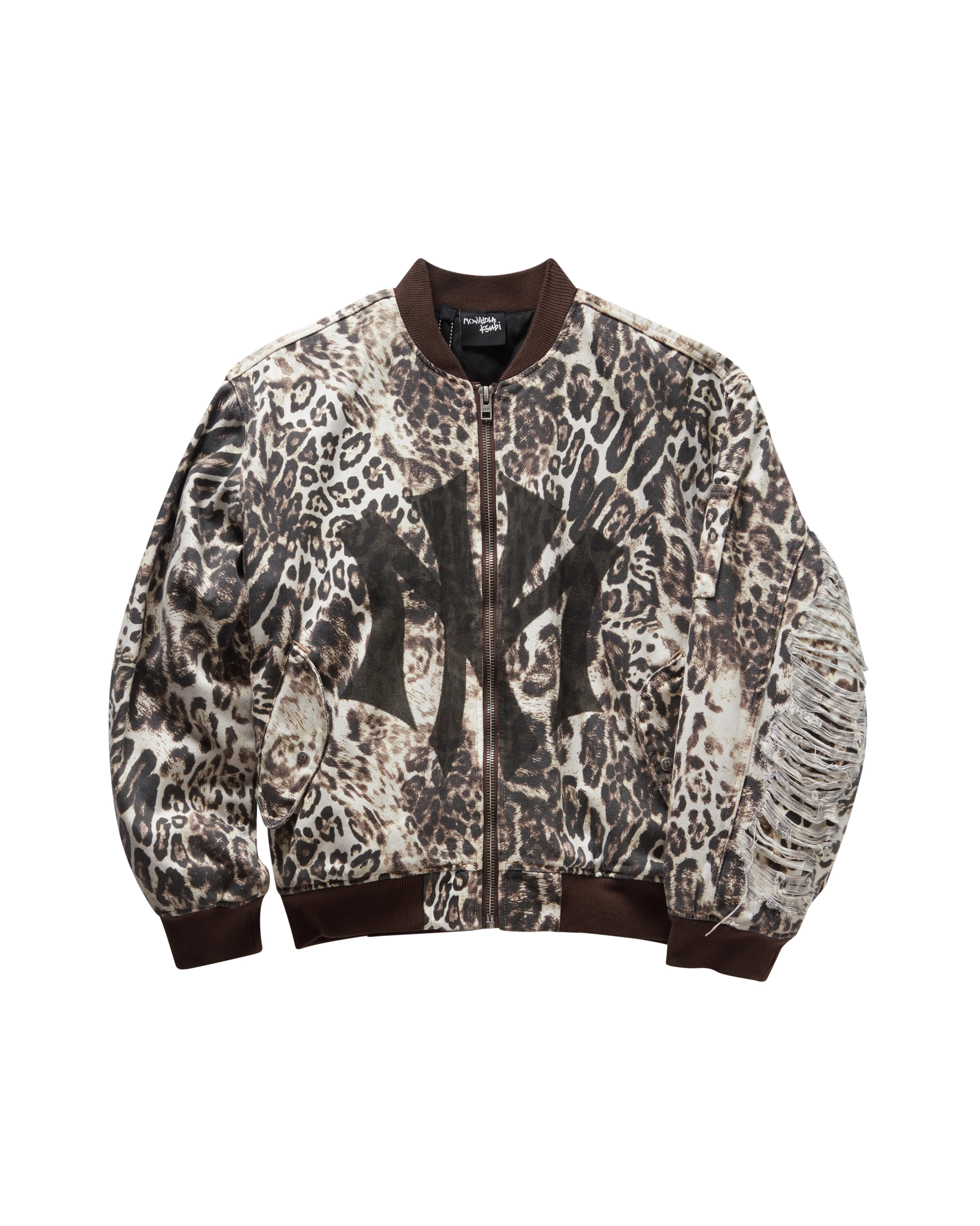 MOWALOLA X KSUBI TRASHED BOMBER CHEETAH
