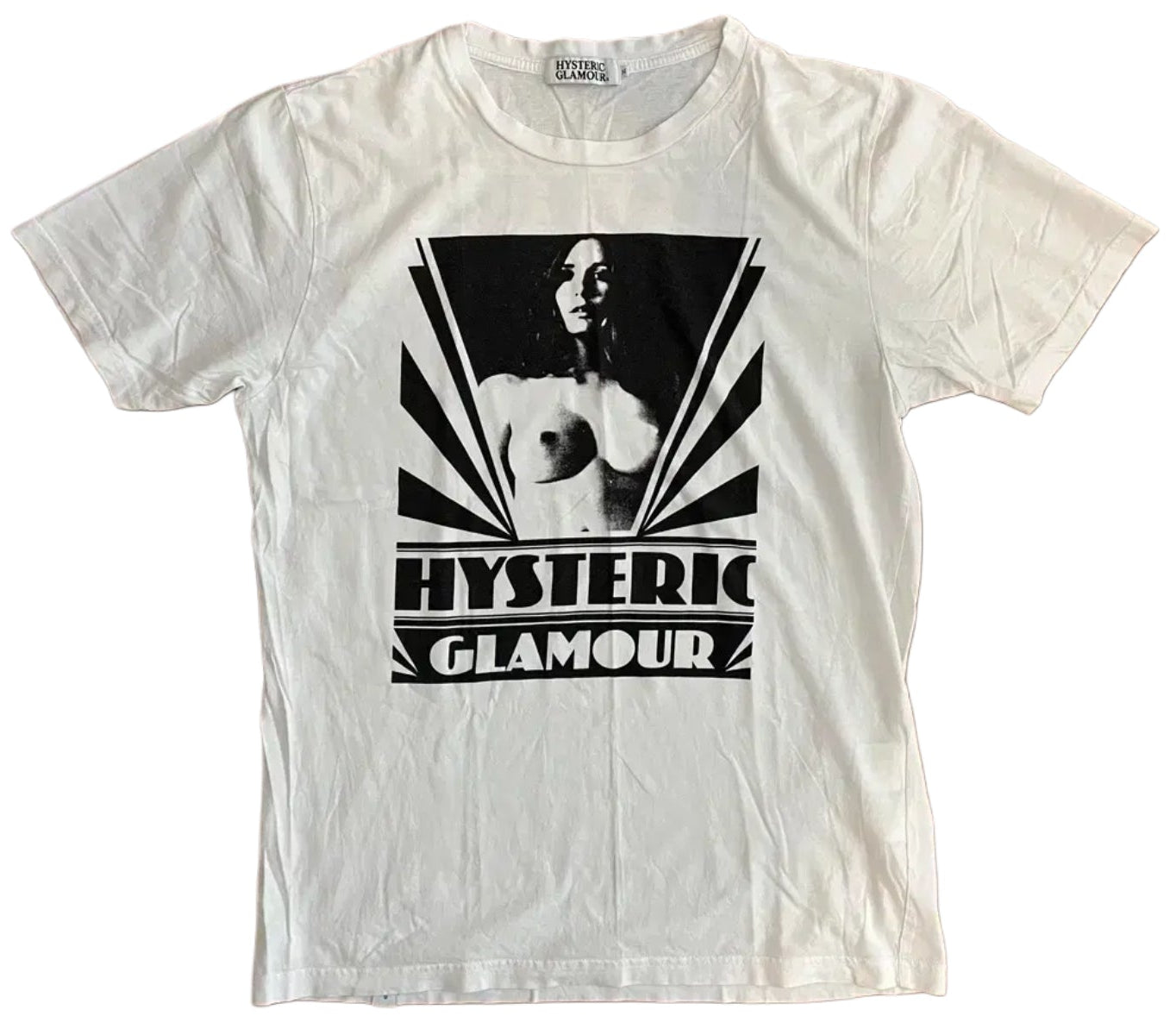 HYSTERIC GLAMOUR GIRL BOOBS T-SHIRT WHITE