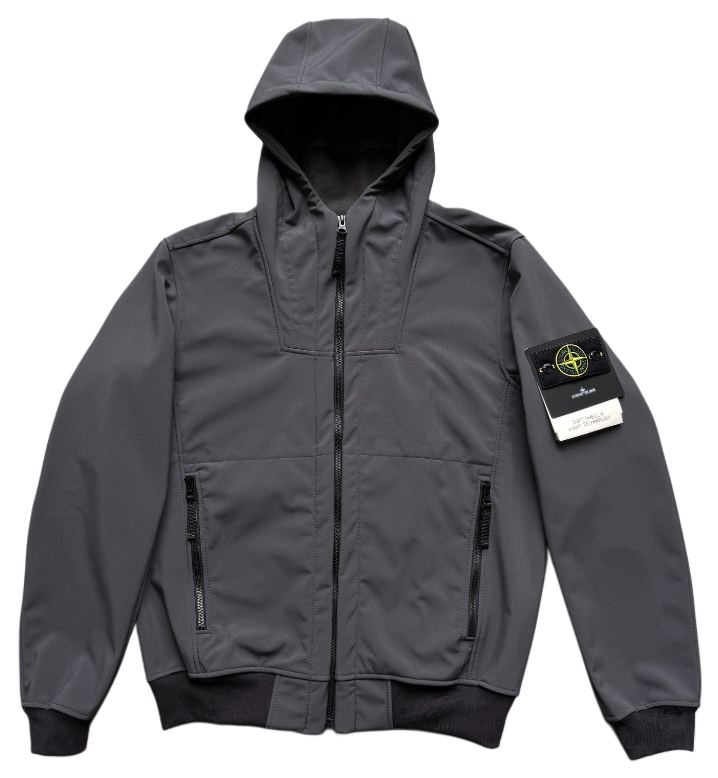 STONE ISLAND SOFT SHELL-R JACKET GREY