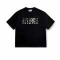 MAISON MARTIN MARGIELA LOGO T-SHIRT IN BLACK