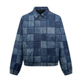 LOUIS VUITTON LASERED SIGNATURE PATCHWORK DENIM BLOUSON