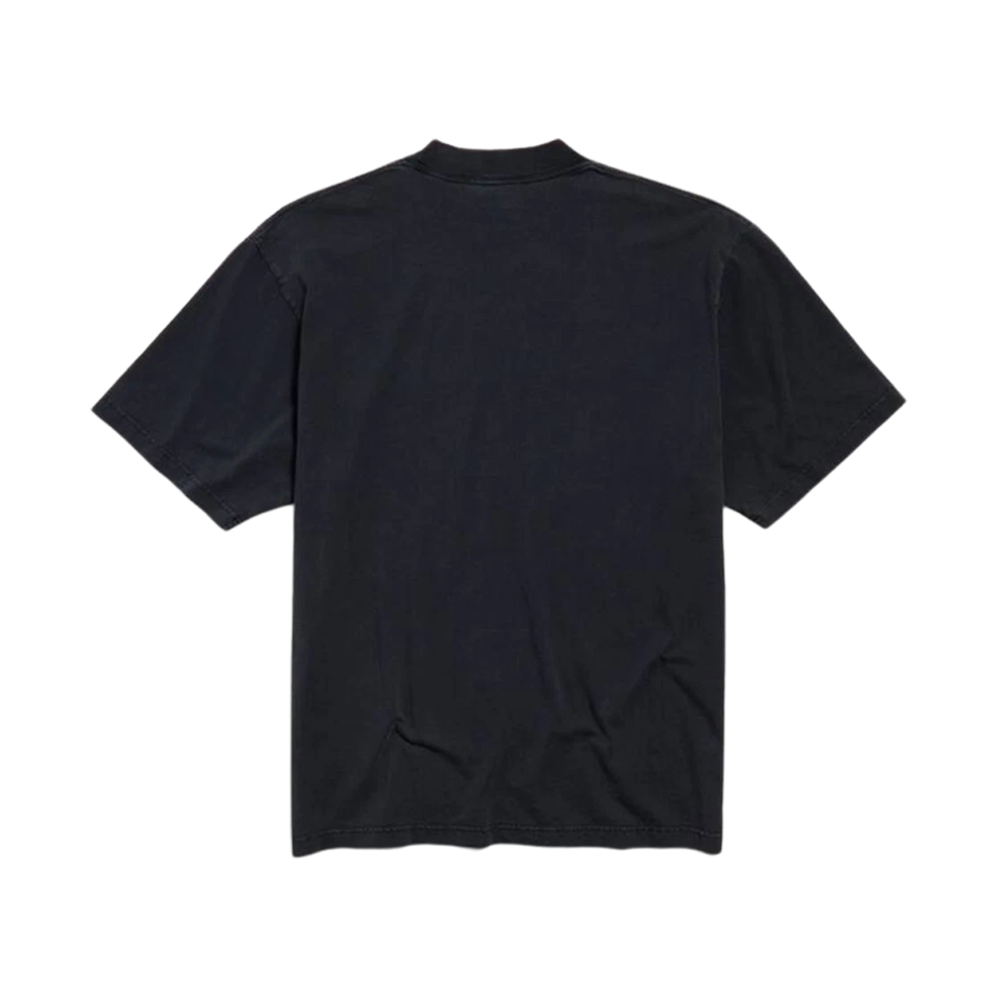 BALENCIAGA I LOVE PARIS MEDIUM FIT T-SHIRT BLACK FADED