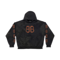BALENCIAGA CRYPTO HOODIE MEDIUM FIT BLACK FADED