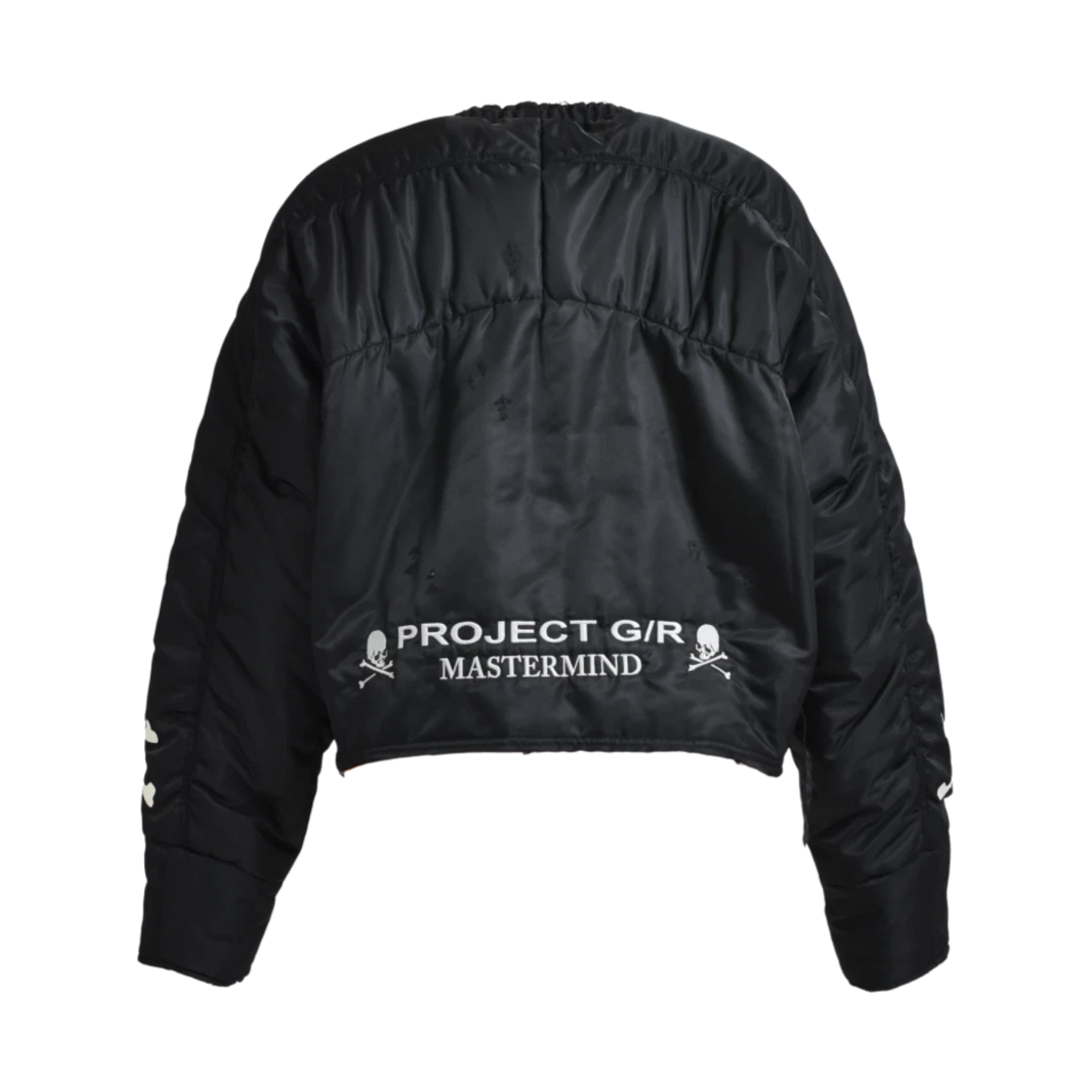 PROJECT G/R X MASTERMIND RECONSTRUCTED BOMBER JACKET BLACK