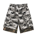 PROJECT G/R X MFM333 LAYERED SKIRT CAMO CARGO SHORTS MULTI CAMO