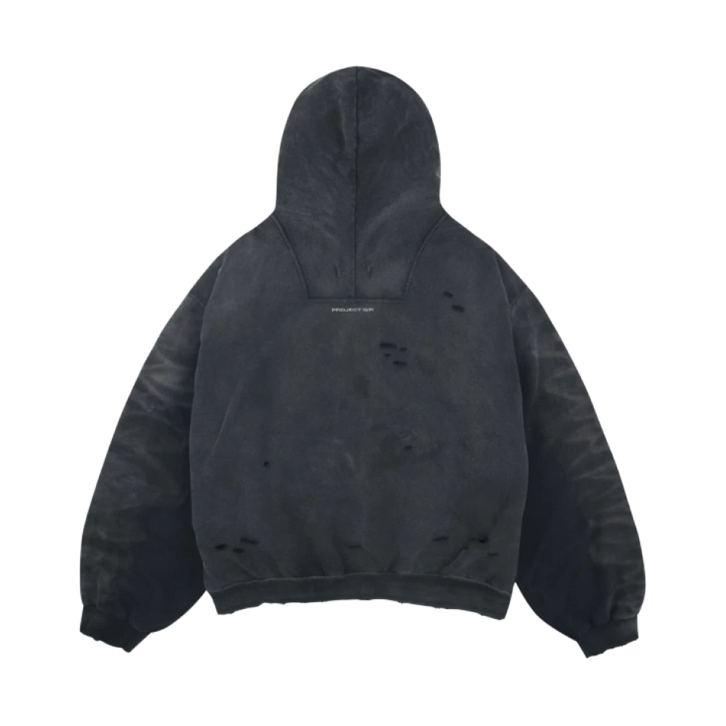 PROJECT G/R MIXED PRINTED VINTAGE HOODIE