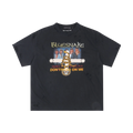PROJECT G/R BLUESNAKE WASHED T-SHIRT BLACK