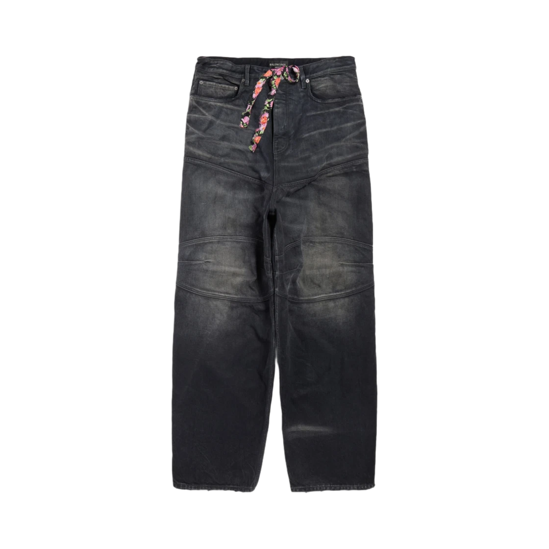 BALENCIAGA GEORGE V BAGGY PANTS BLACK