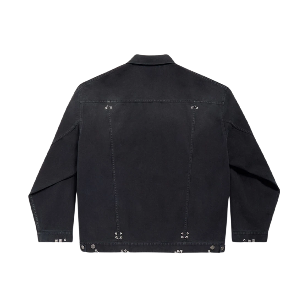 BALENCIAGA PIERCED JACKET IN BLACK