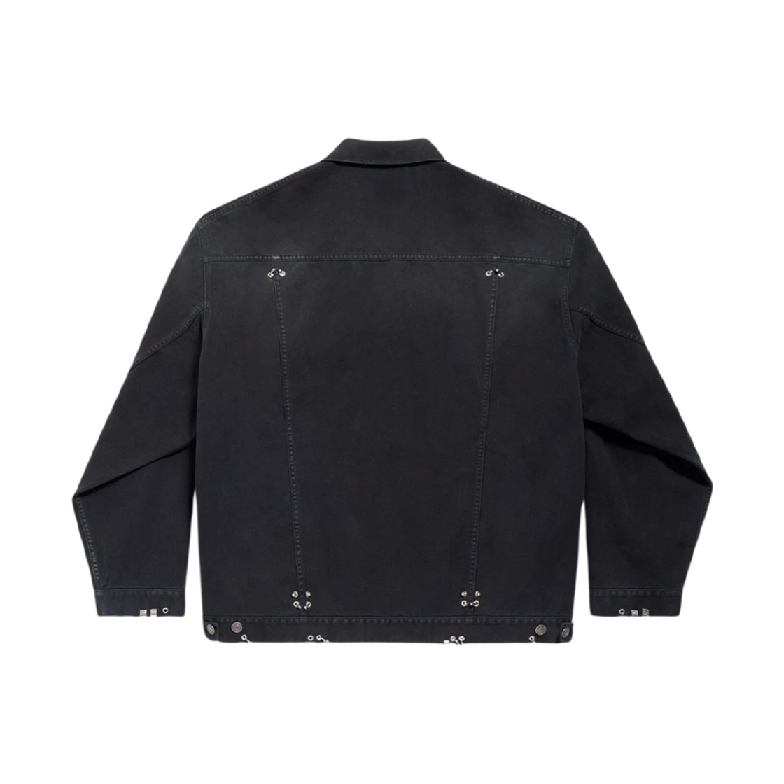 BALENCIAGA PIERCED JACKET IN BLACK