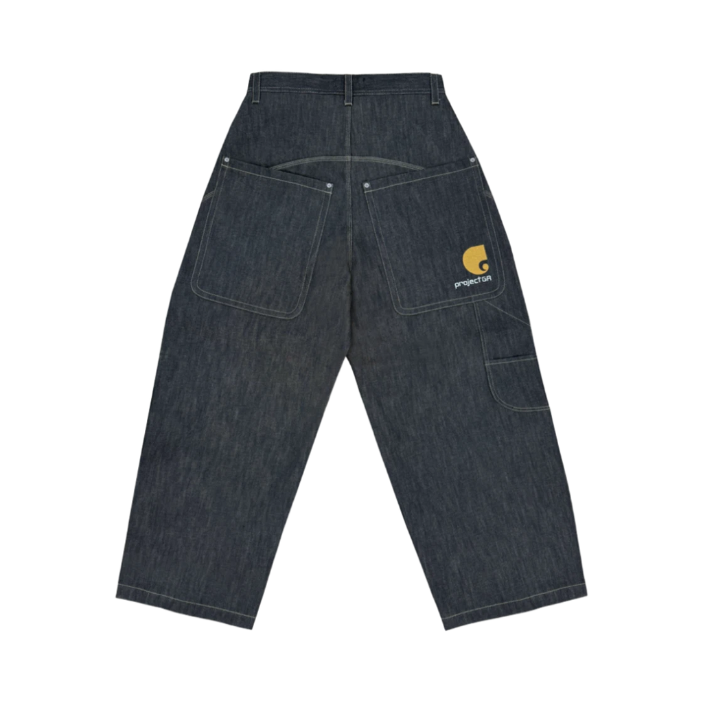 PROJECT G/R RETRO BAGGY DENIM PANTS DARK NAVY