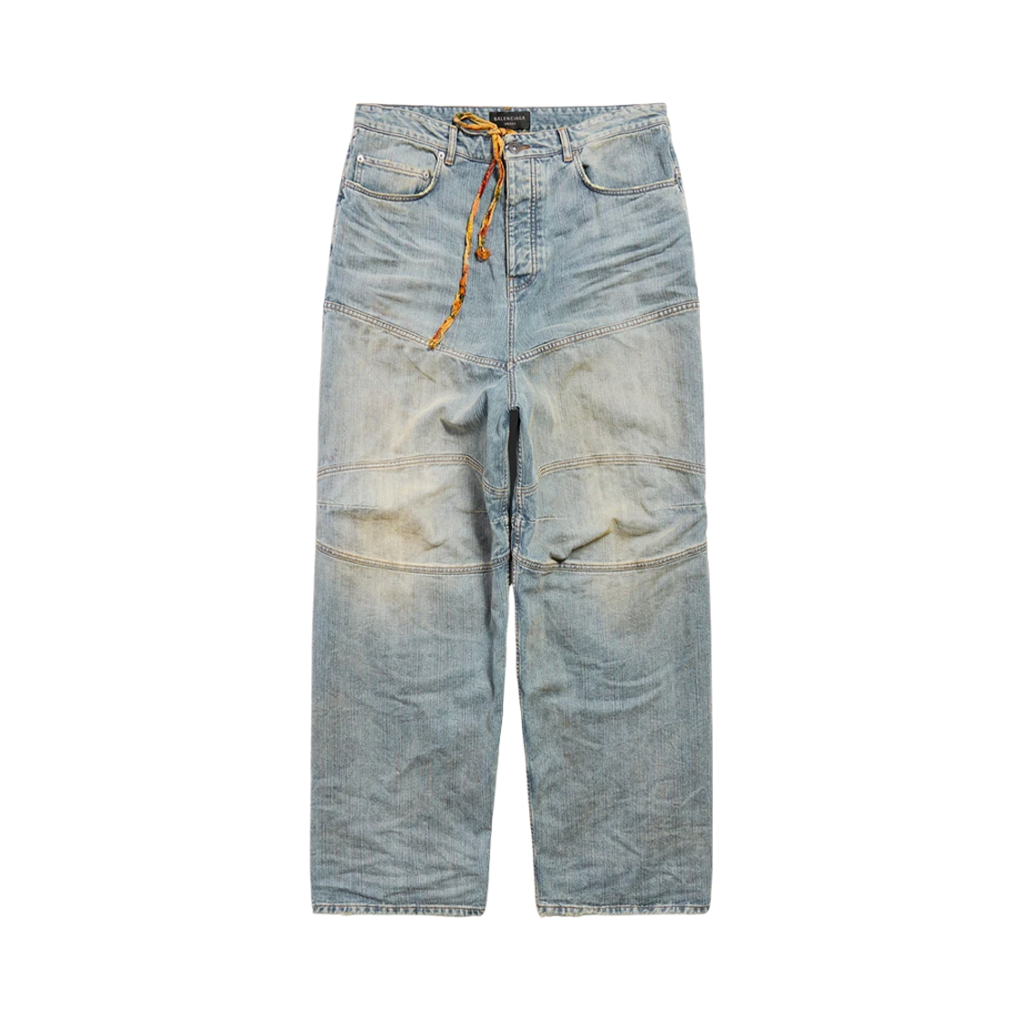 BALENCIAGA GEORGE V BAGGY PANTS LIGHT BLUE