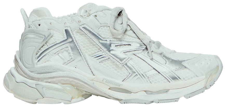 BALENCIAGA RUNNER SNEAKER “WHITE SILVER”
