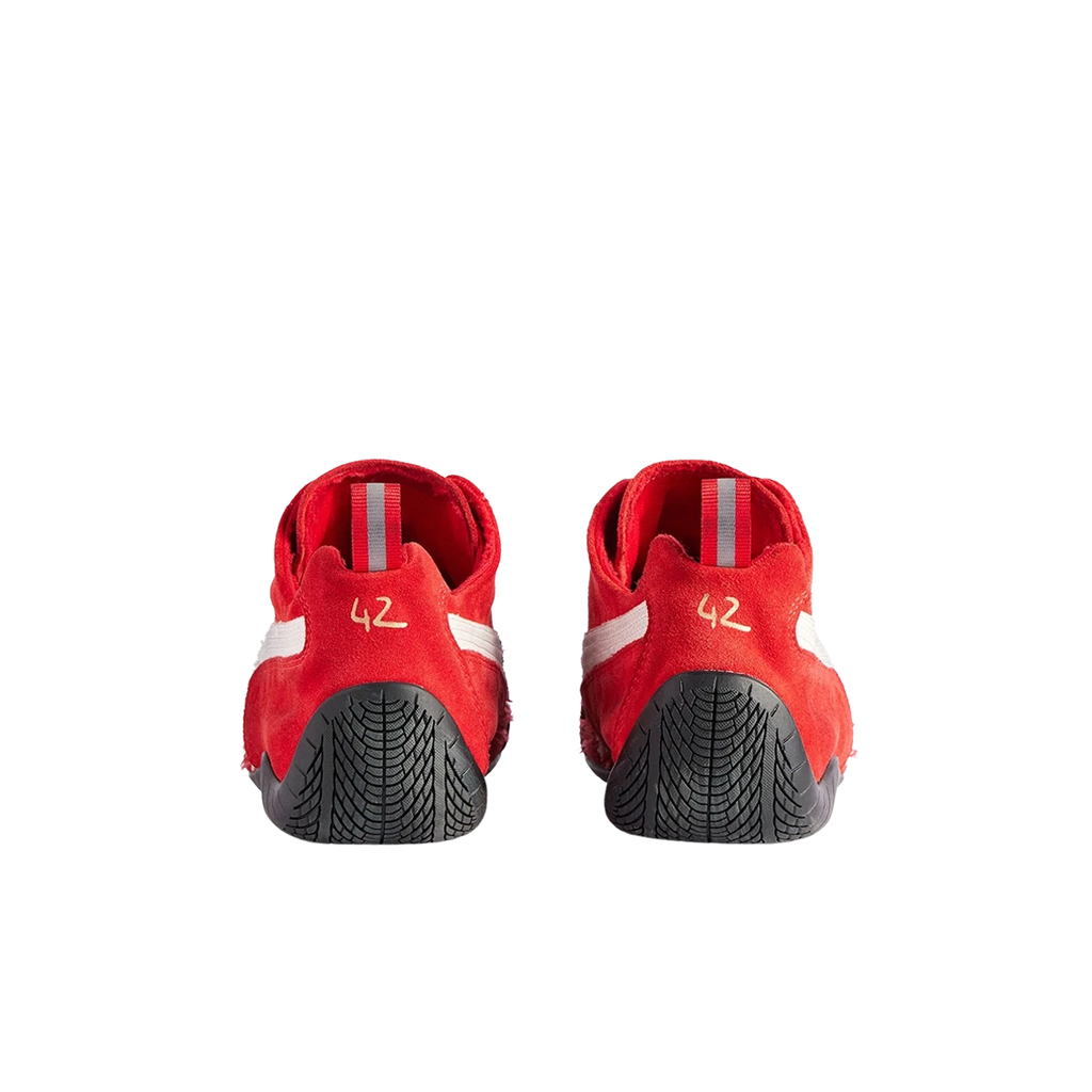 BALENCIAGA X PUMA SPEEDCAT SUEDE RED WHITE
