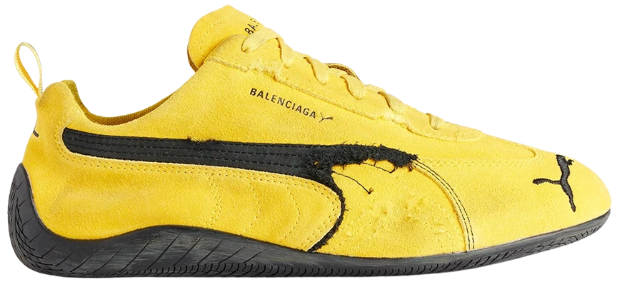 BALENCIAGA X PUMA SPEEDCAT SUEDE YELLOW BLACK