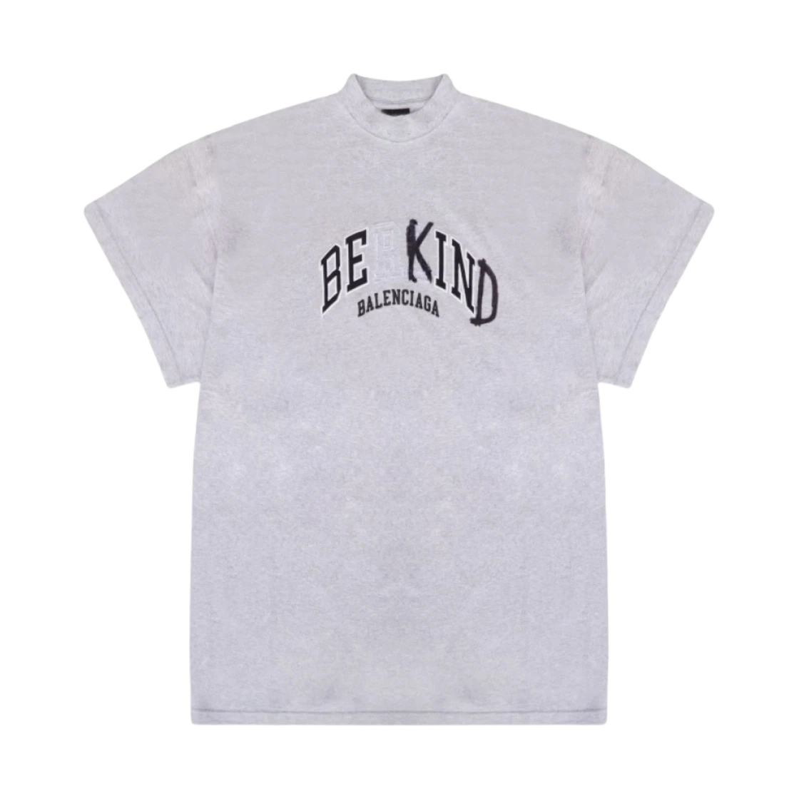 BALENCIAGA BE KIND CREWNECK T-SHIRT GREY