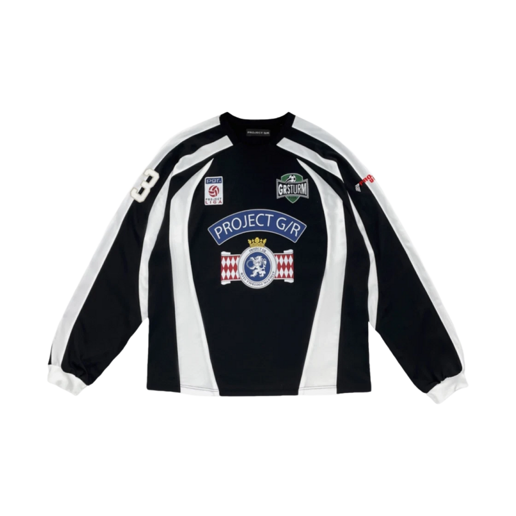 PROJECT G/R LONG SLEEVE FOOTBALL JERSEY BLACK
