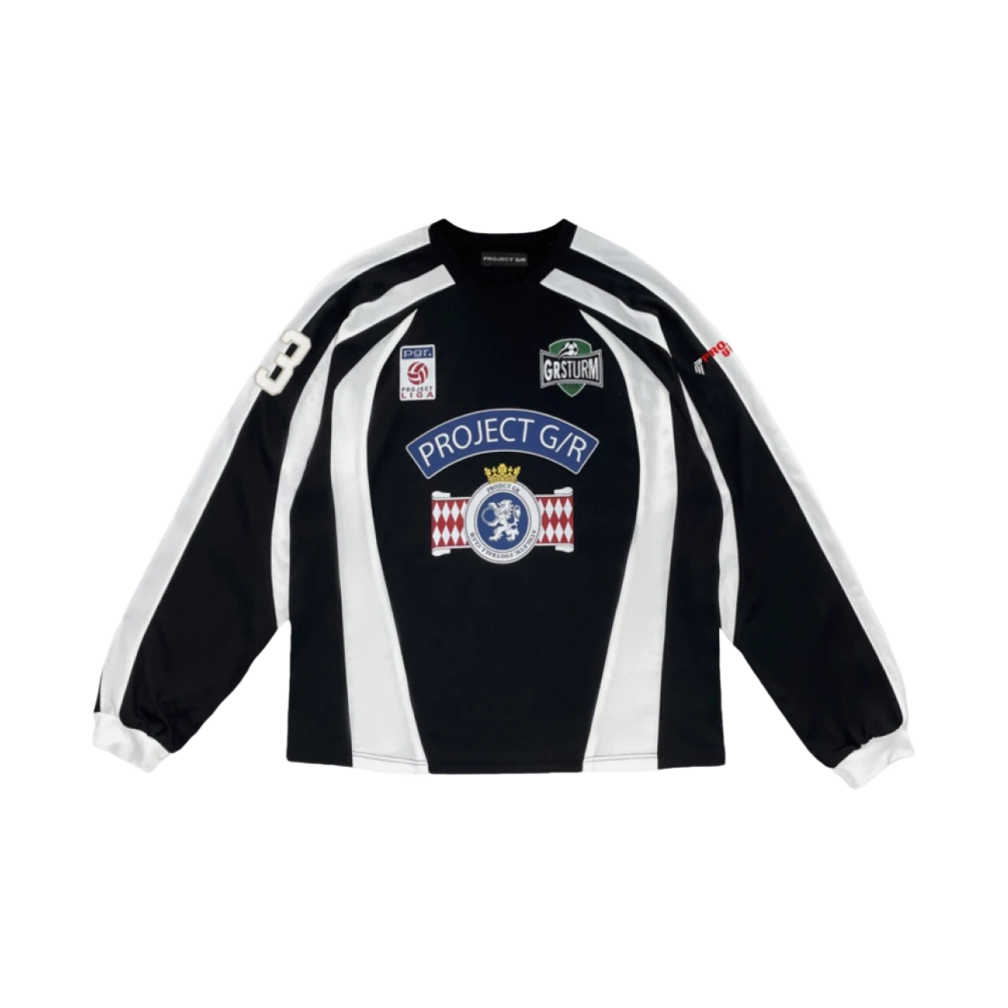 PROJECT G/R LONG SLEEVE FOOTBALL JERSEY BLACK