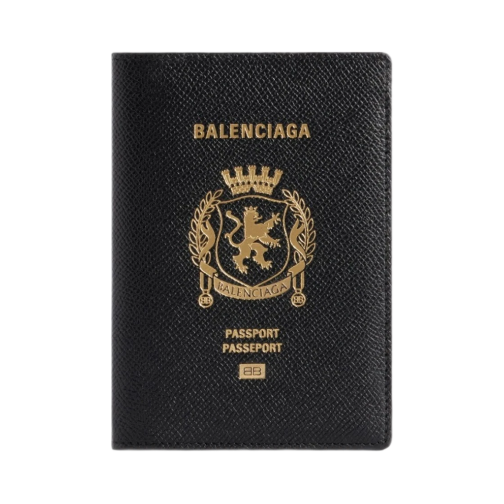 BALENCIAGA PASSPORT HOLDER BLACK