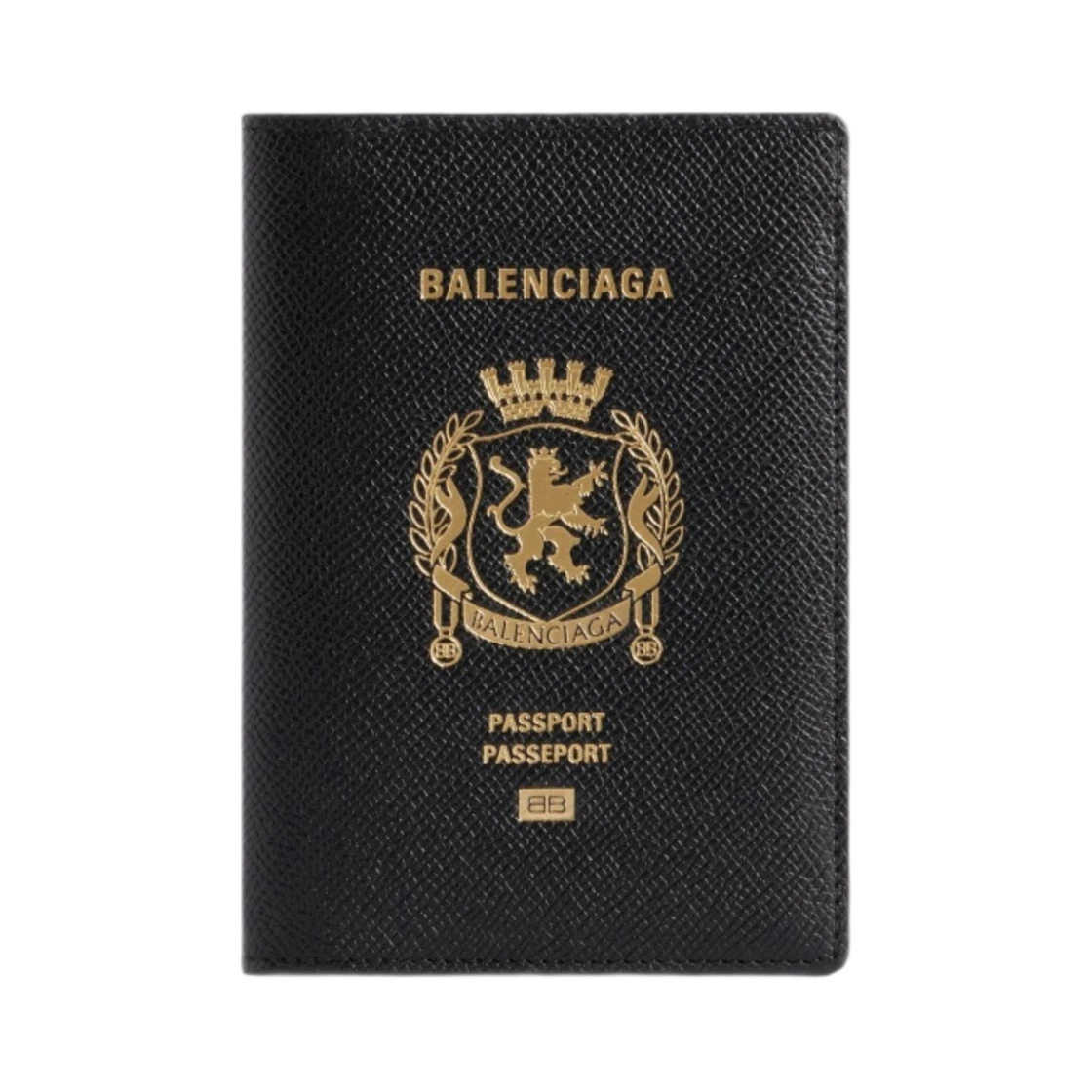 BALENCIAGA PASSPORT HOLDER BLACK