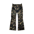 PROJECT G/R COATED BIKER ARMOURED FLARE PANTS CAMO