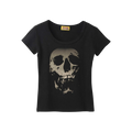 HYSTERIC GLAMOUR SKULL BERRY CHIBI T-SHIRT BLACK