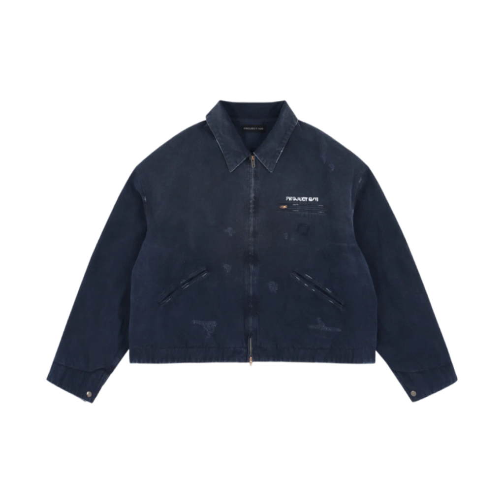 PROJECT G/R DISTRESSED CANVAS WORK JACKET