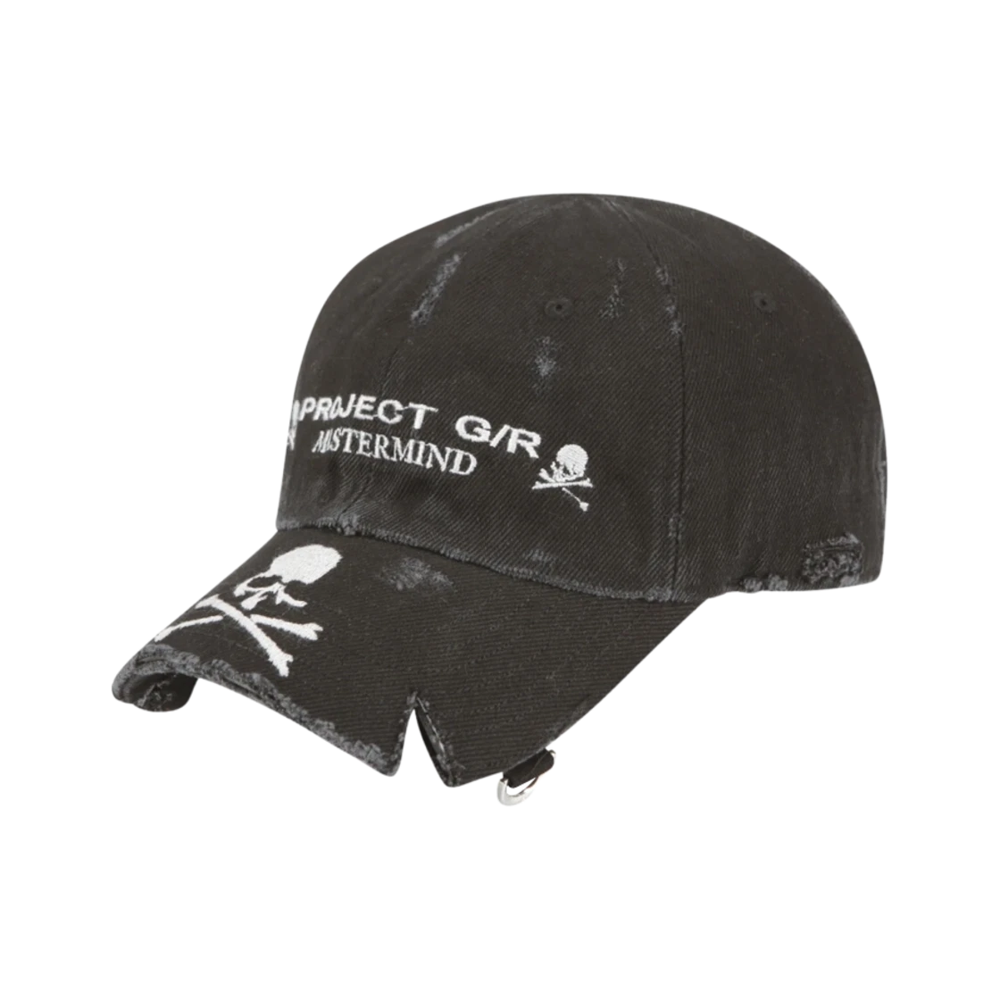 PROJECT G/R X MASTERMIND WASHED CRASHED CAP BLACK