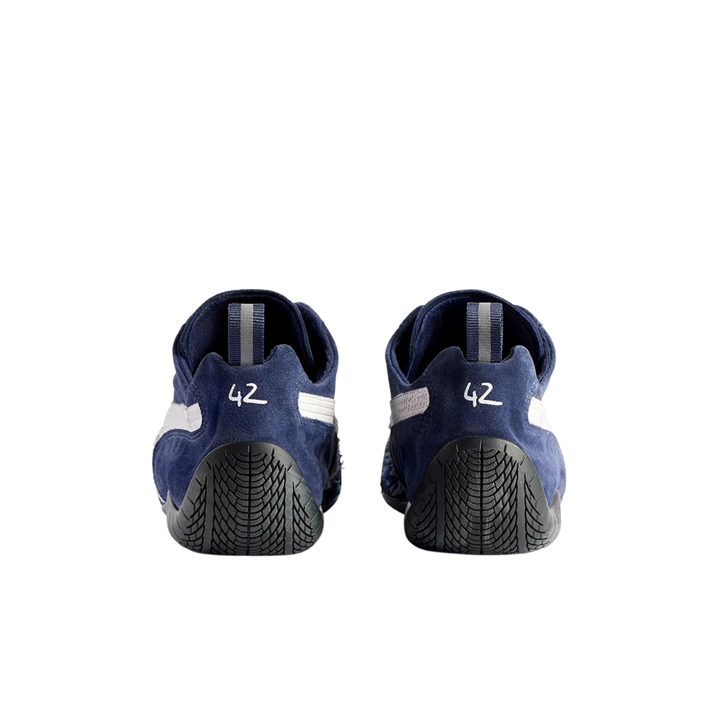 BALENCIAGA X PUMA SPEEDCAT SUEDE NAVY WHITE