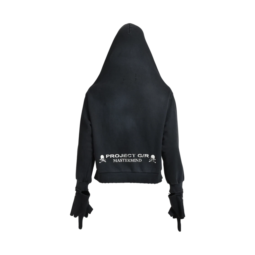 PROJECT G/R X MASTERMIND ZYGON HOODED ZIP-UP BLACK