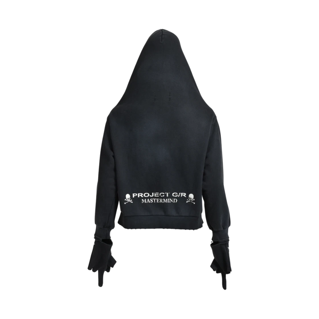 PROJECT G/R X MASTERMIND ZYGON HOODED ZIP-UP BLACK