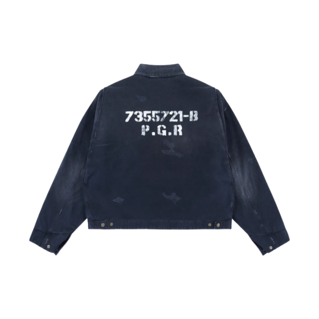 PROJECT G/R DISTRESSED CANVAS WORK JACKET