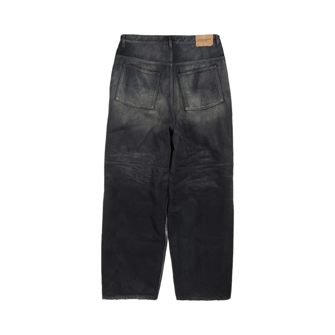 BALENCIAGA GEORGE V BAGGY PANTS BLACK