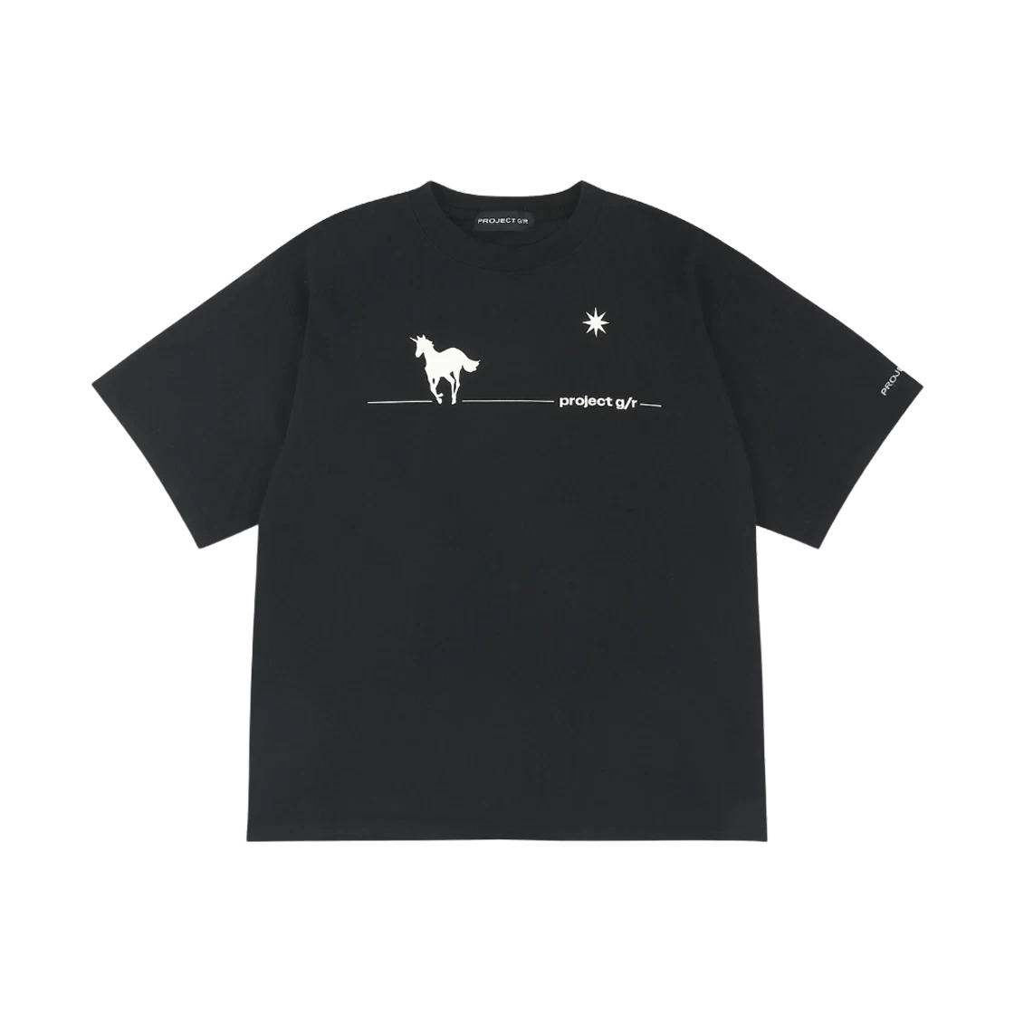 PROJECT G/R T-SHIRT BLACK – NUBIAN HARAJUKU POP UP EXCLUSIVE