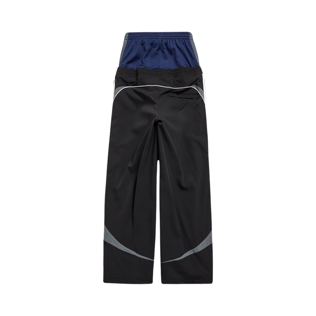 BALENCIAGA CUT UP TRACKSUIT PANTS BLACK