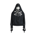 PROJECT G/R X MASTERMIND ZYGON HOODED ZIP-UP BLACK