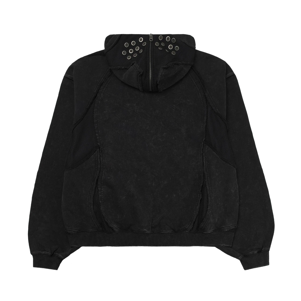 ADIDAS X THUG CLUB TEAMGEIST SWEAT HOODED ZIP UP BLACK