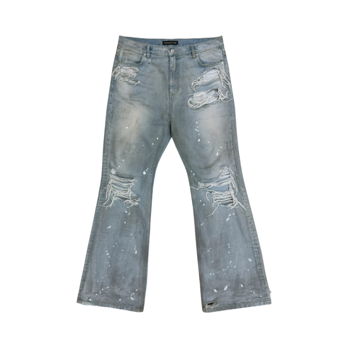 PROJECT G/R DISTRESSED FLARE JEANS BLUE