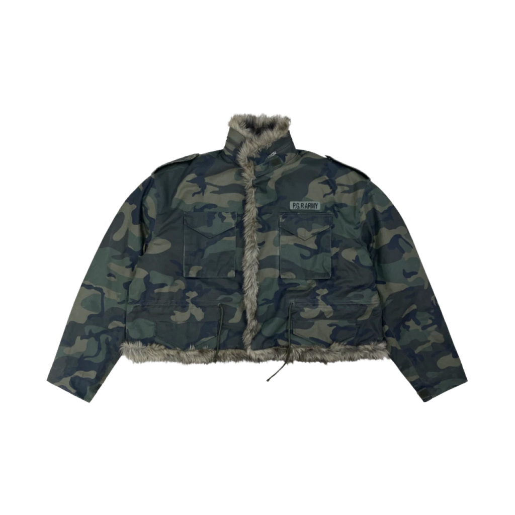 PROJECT G/R FUR MILITARY FIELD JACKET CAMO