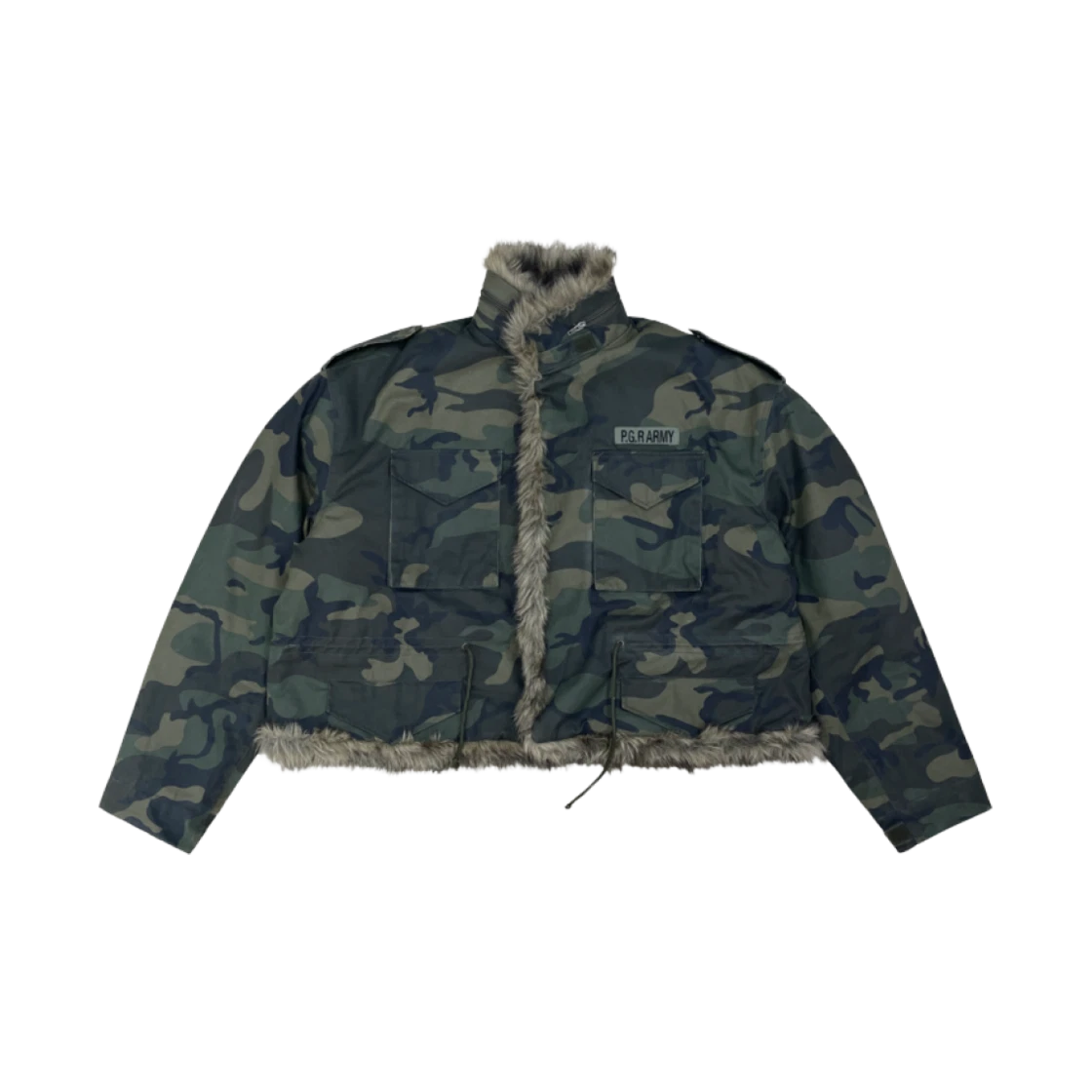 PROJECT G/R FUR MILITARY FIELD JACKET CAMO