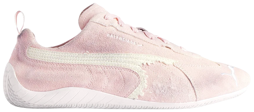 BALENCIAGA X PUMA SPEEDCAT SUEDE PINK WHITE