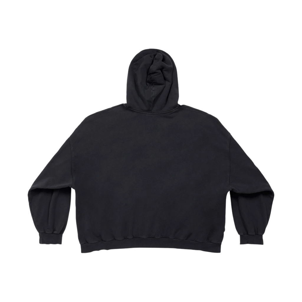 BALENCIAGA 3XL HOODIE LARGE FIT BLACK