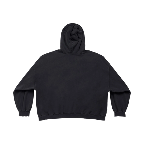 BALENCIAGA 3XL HOODIE LARGE FIT BLACK