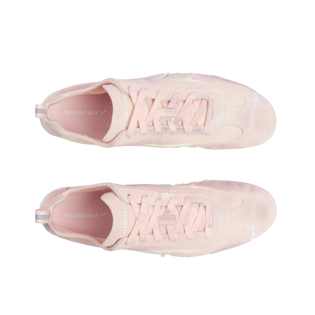 BALENCIAGA X PUMA SPEEDCAT SUEDE PINK WHITE