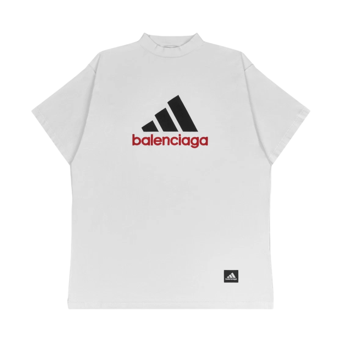BALENCIAGA X ADIDAS OVERSIZED T-SHIRT WHITE