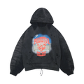 PROJECT G/R MIXED PRINTED VINTAGE HOODIE
